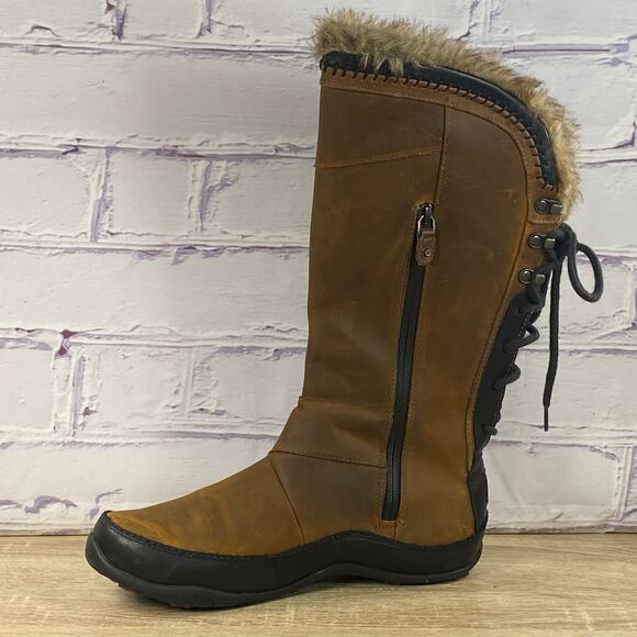 The North Face Janey II Luxe 200 Gram Primaloft Snow Boots Women's 7.5 Fur Trim - Picture 5 of 9